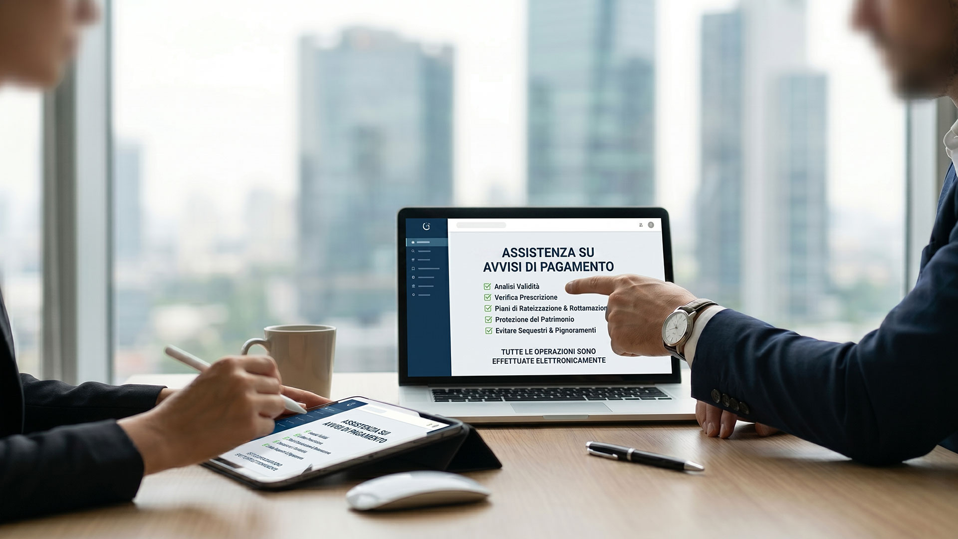 Consulenza professionale per l'analisi e la gestione di cartelle di pagamento, rateizzazioni e protezione del patrimonio.